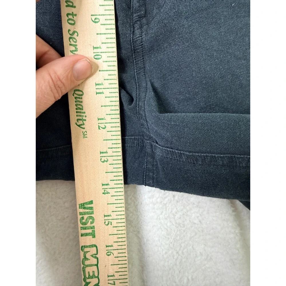 Vintage Silk Blend Mens Shorts Cargo Charcoal Gray Casual 38